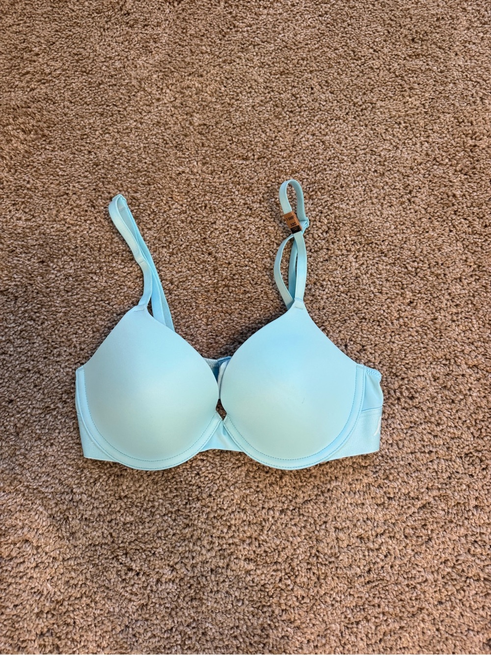 VS PINK Lightly Lined Blue T-Shirt Bra